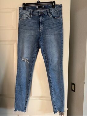 Kut From The Kloth Light Blue Distressed Skinny Jeans